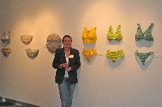 Ceramic sculpture at Palo Alto research center, antonia Lawsons Ceramic sculptures